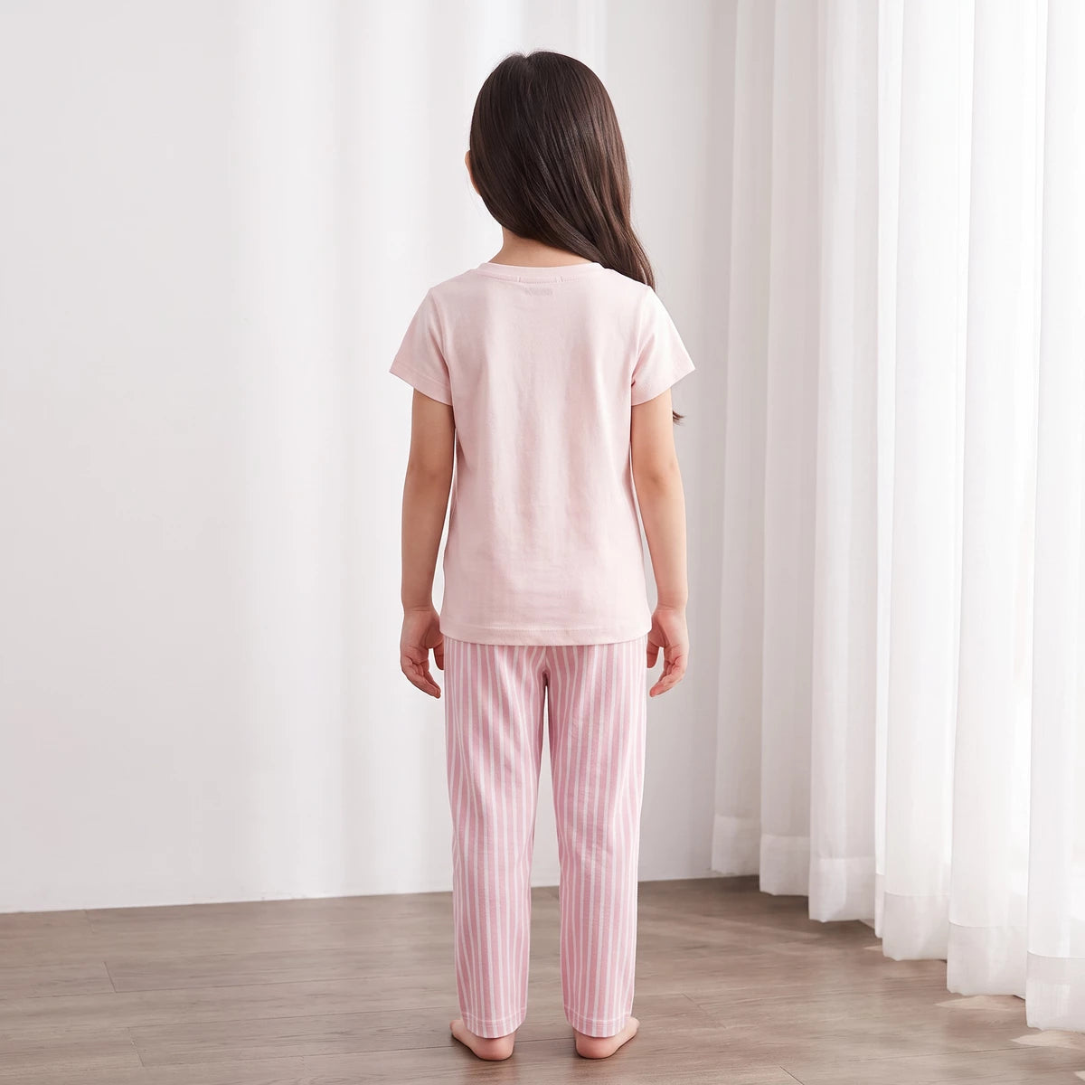 Striped cotton pyjama set