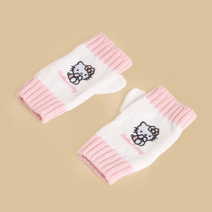 Hello kitty beanie with gloves set