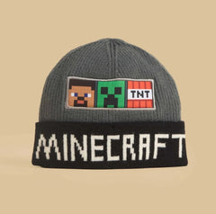 Minecraft beanie with gloves set