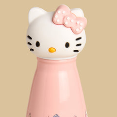 Hello kitty print vaccum flask with 3D lid