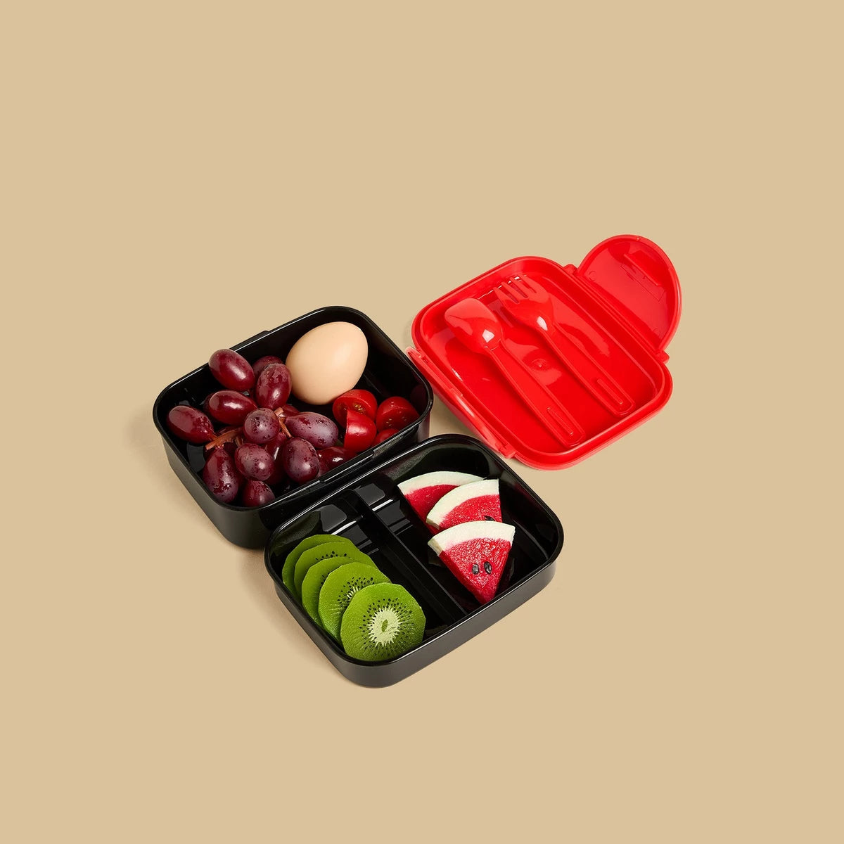 Spider-Man print sandwitch box with cutlery