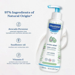 Mustela Hydra Bébé Body Lotion 300ml – Gentle Hydration for Baby Skin