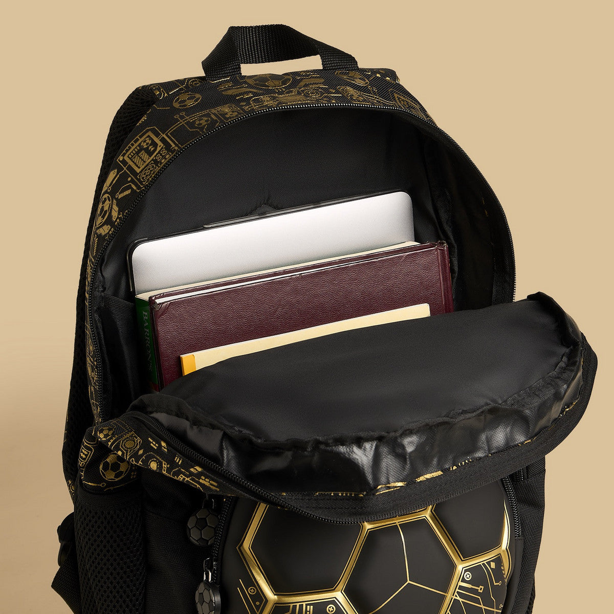 Max Football Print Backpack with adjustable straps (INSTOCK)
