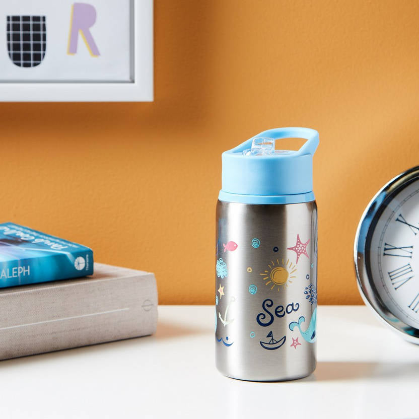 Single wall stainless steel bottle