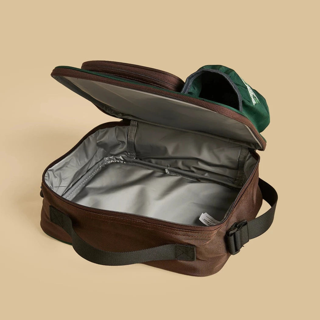Boston embroidered lunch bag with zip closure
