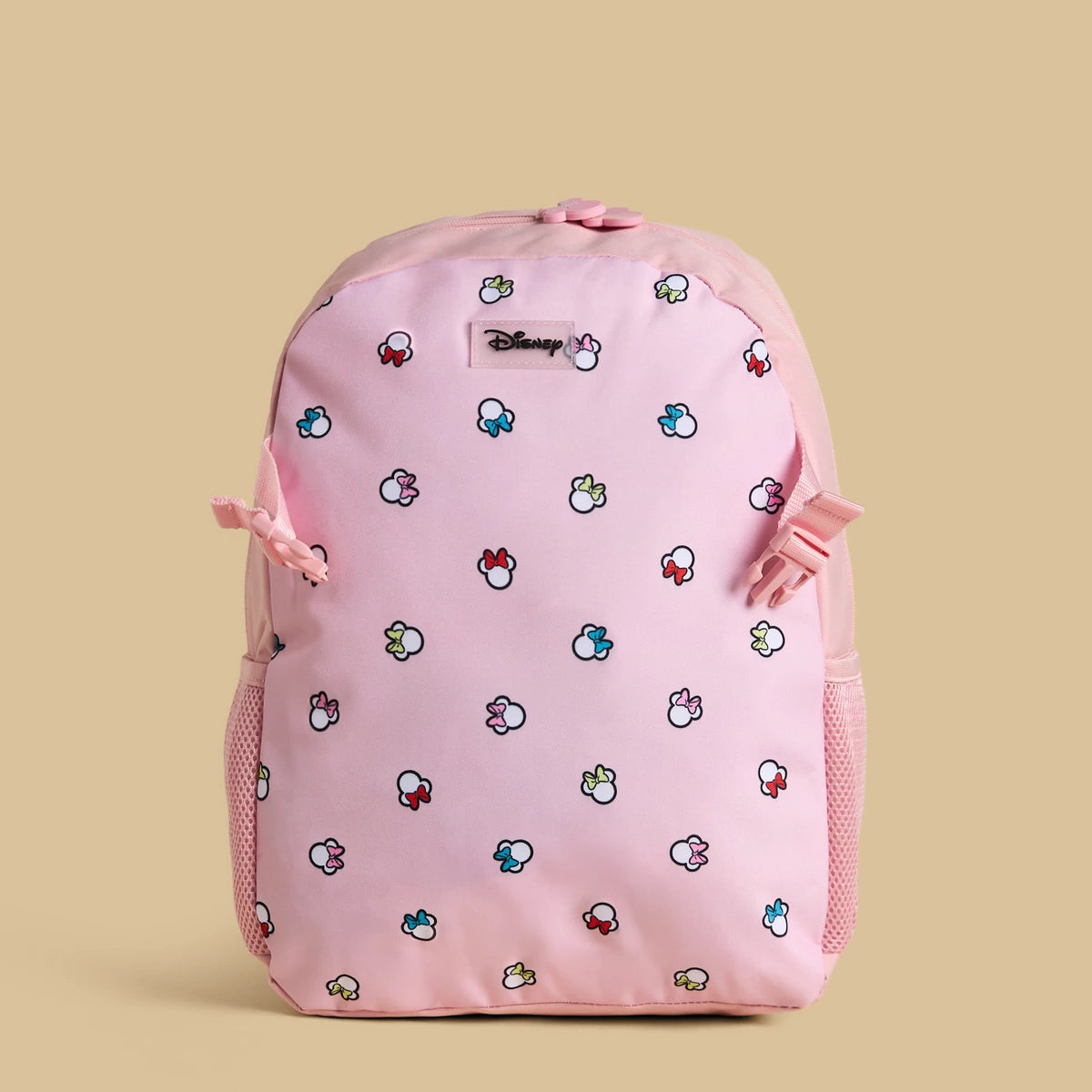 Minnie mouse applique backpack with adjustable straps