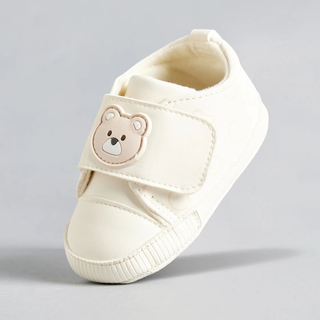 Teddy Print Booties