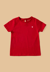 Pack of 5 - heart print t-shirts