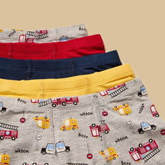 Pack of 5- vehicle print trunks
