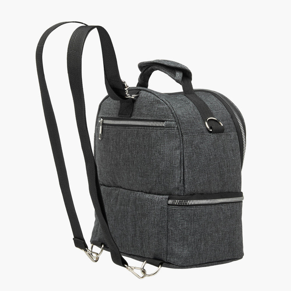 Juniors Solid Insulated Diaper Bag with Adjustable Straps and Zip Closure