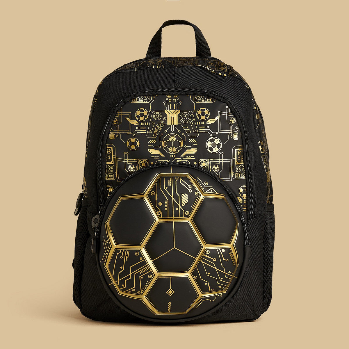 Max Football Print Backpack with adjustable straps (INSTOCK)