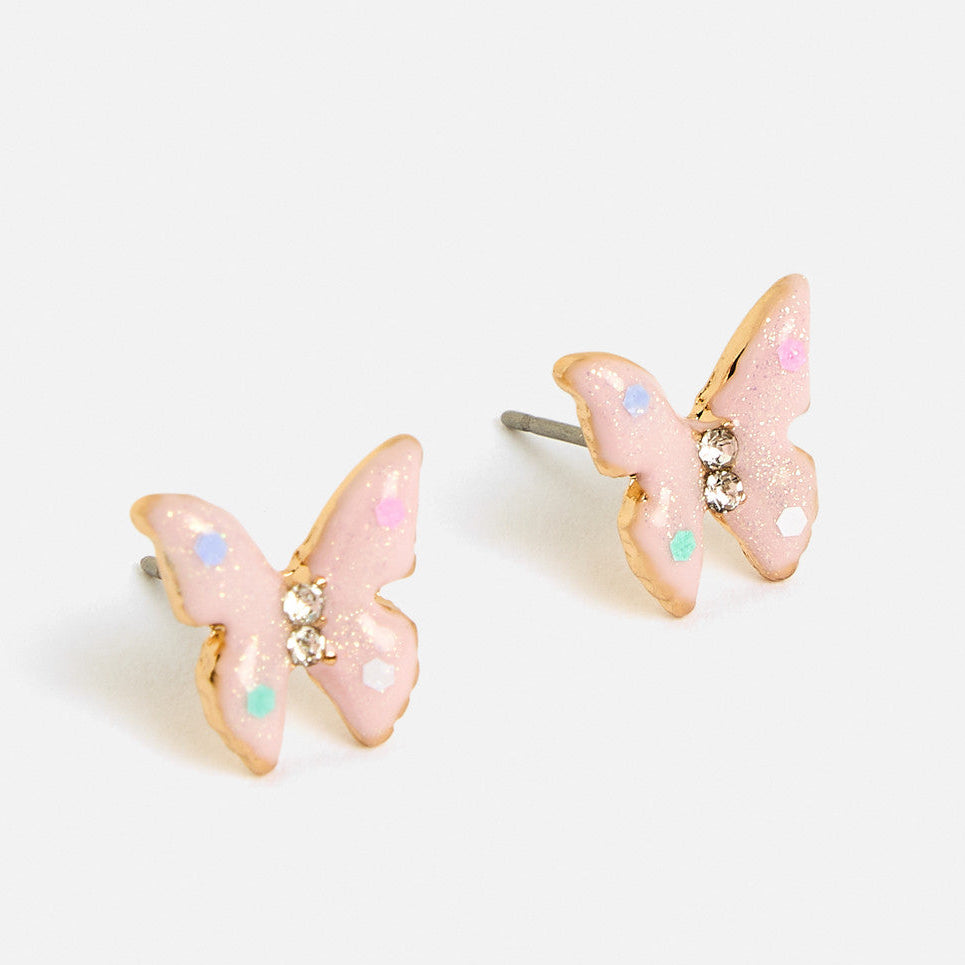 Butterfly embellished 4-piece jewellery set