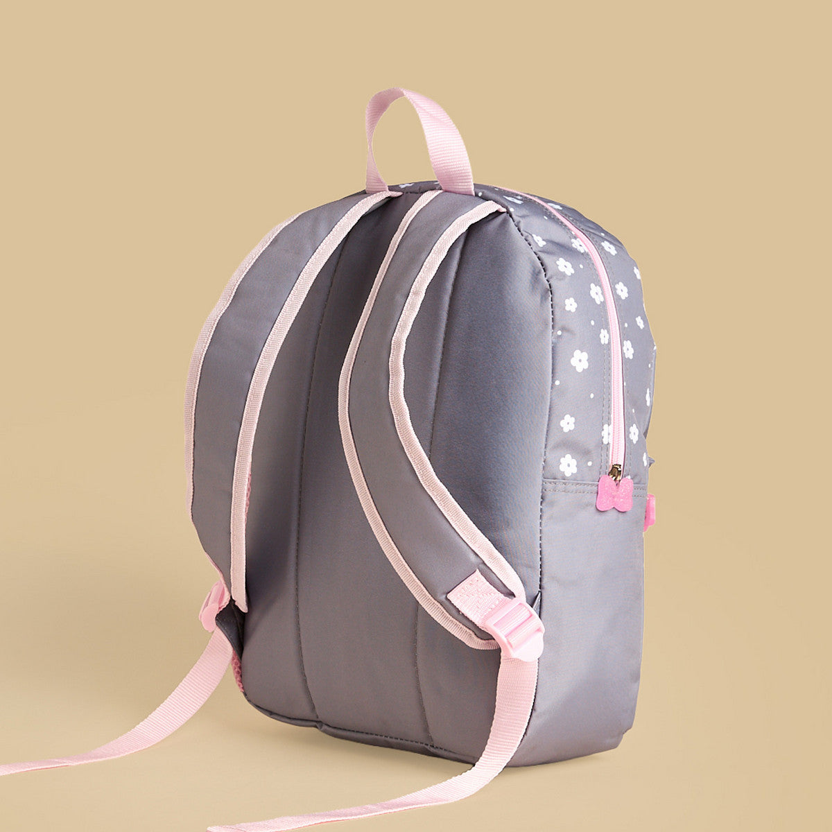 Minnie mouse print backpack with adjustable straps