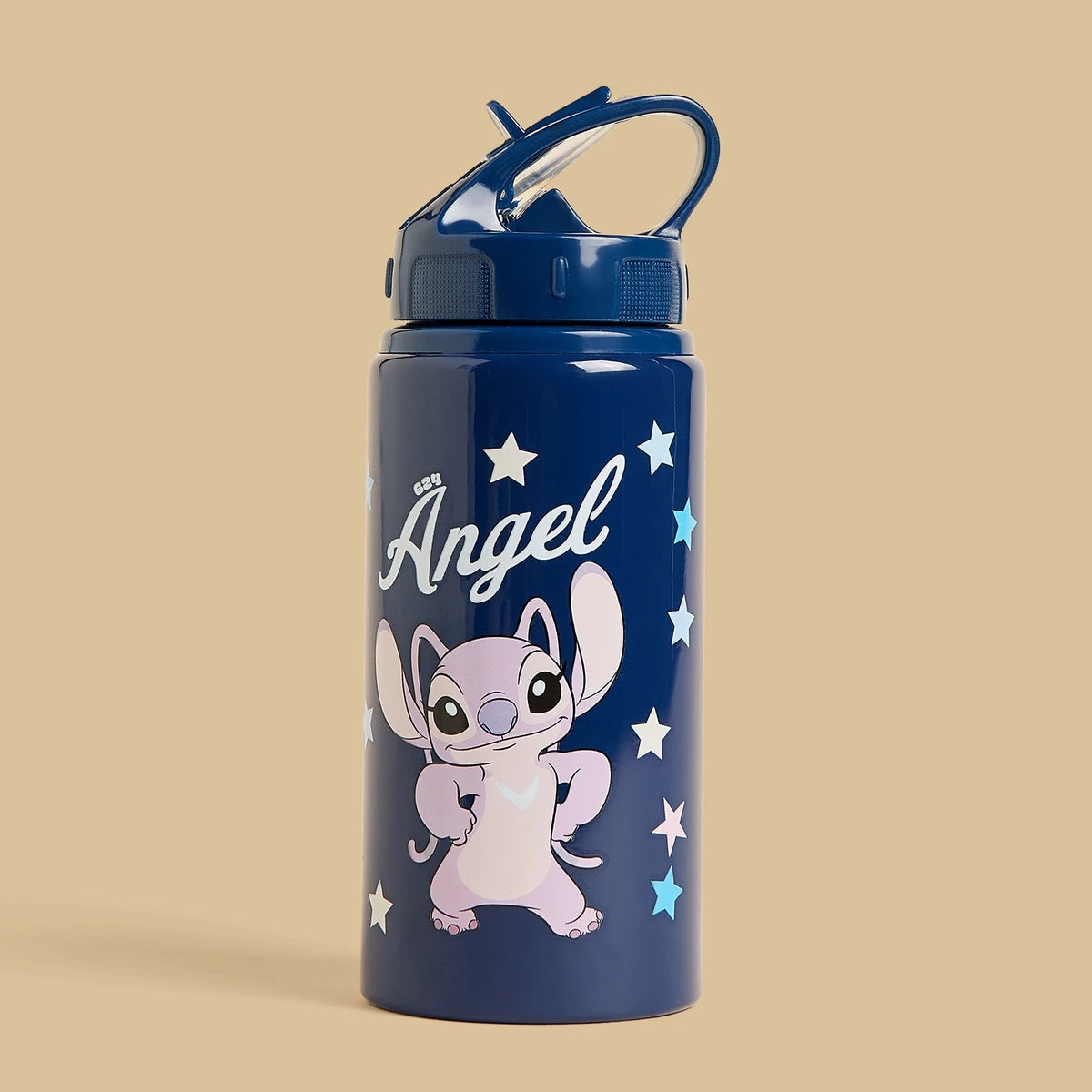 Angel print water bottle - 600 ml