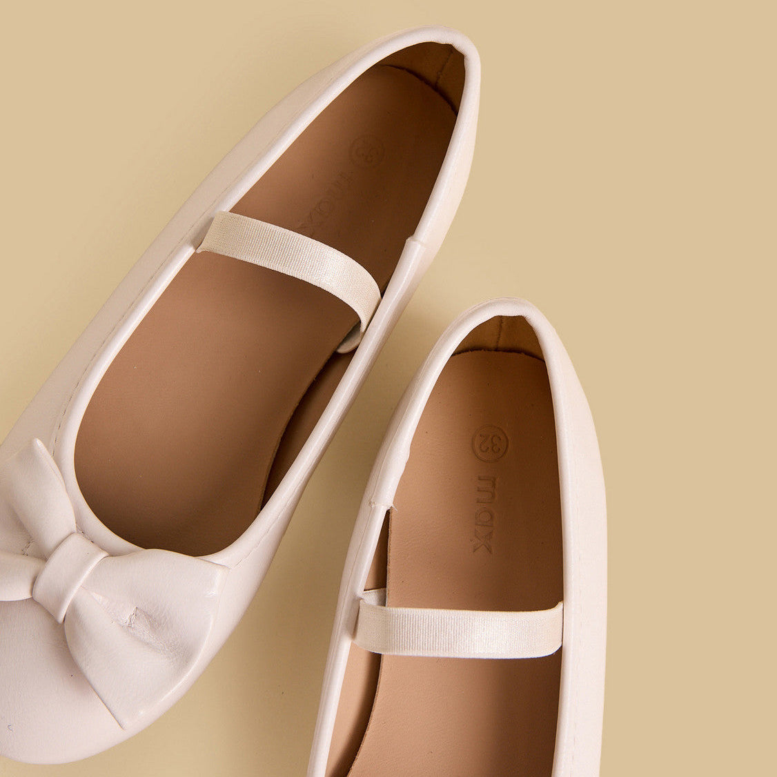 Bow detail ballerina shoes