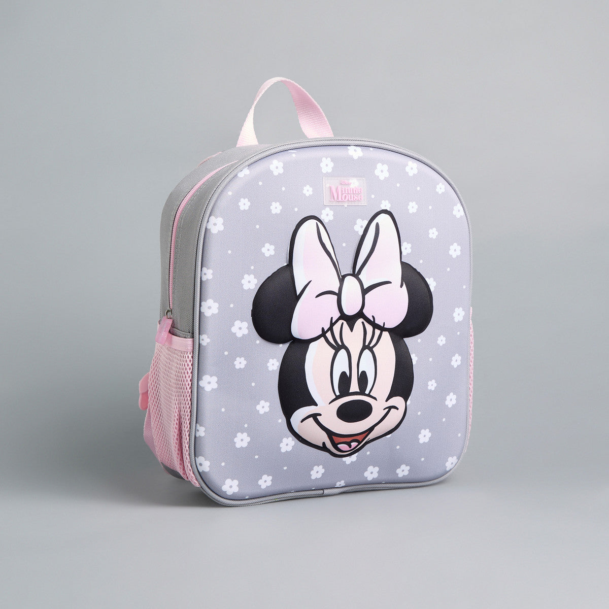 Minnie mouse print backpack with adjustable shoulder straps