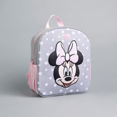 Minnie mouse print backpack with adjustable shoulder straps
