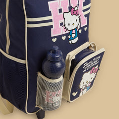 Hello kitty print 3 - piece trolley backpack set