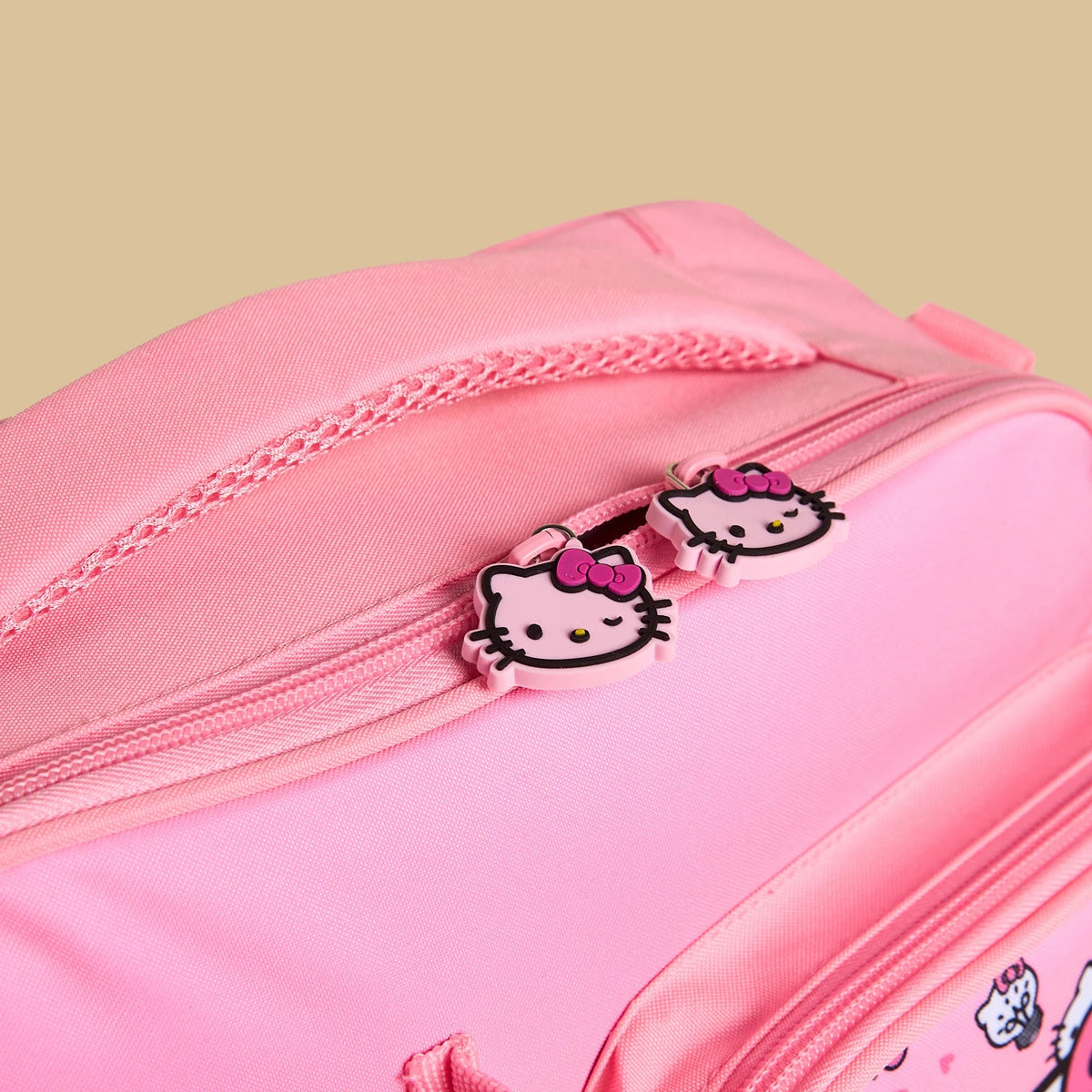 Hello kitty print lunch bag with zip closure