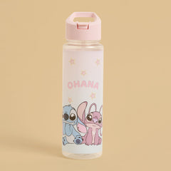 Stitch and angel print water bottle - 700ml