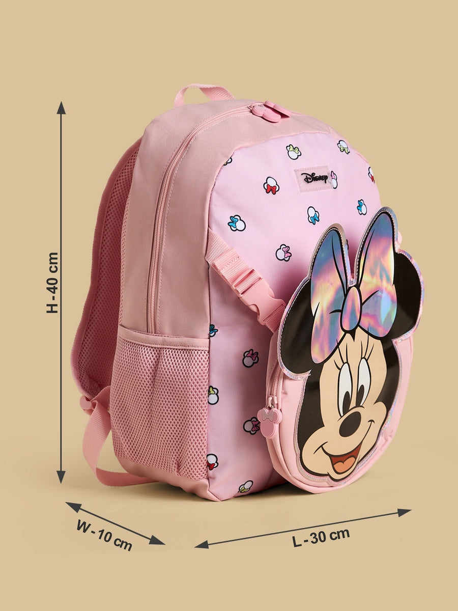 Max Minnie Mouse Applique Backpack with Adjustable Straps (INSTOCK)