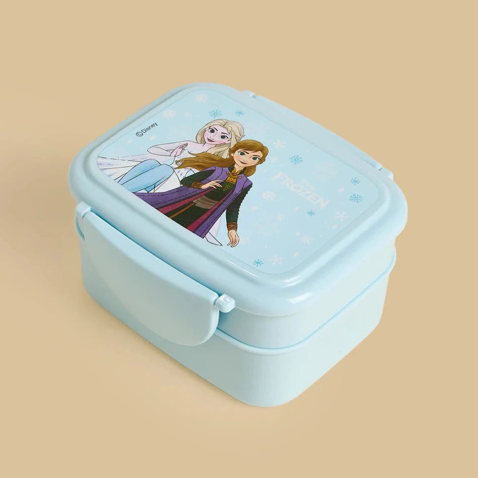Frozen print sandwich box with cutlery