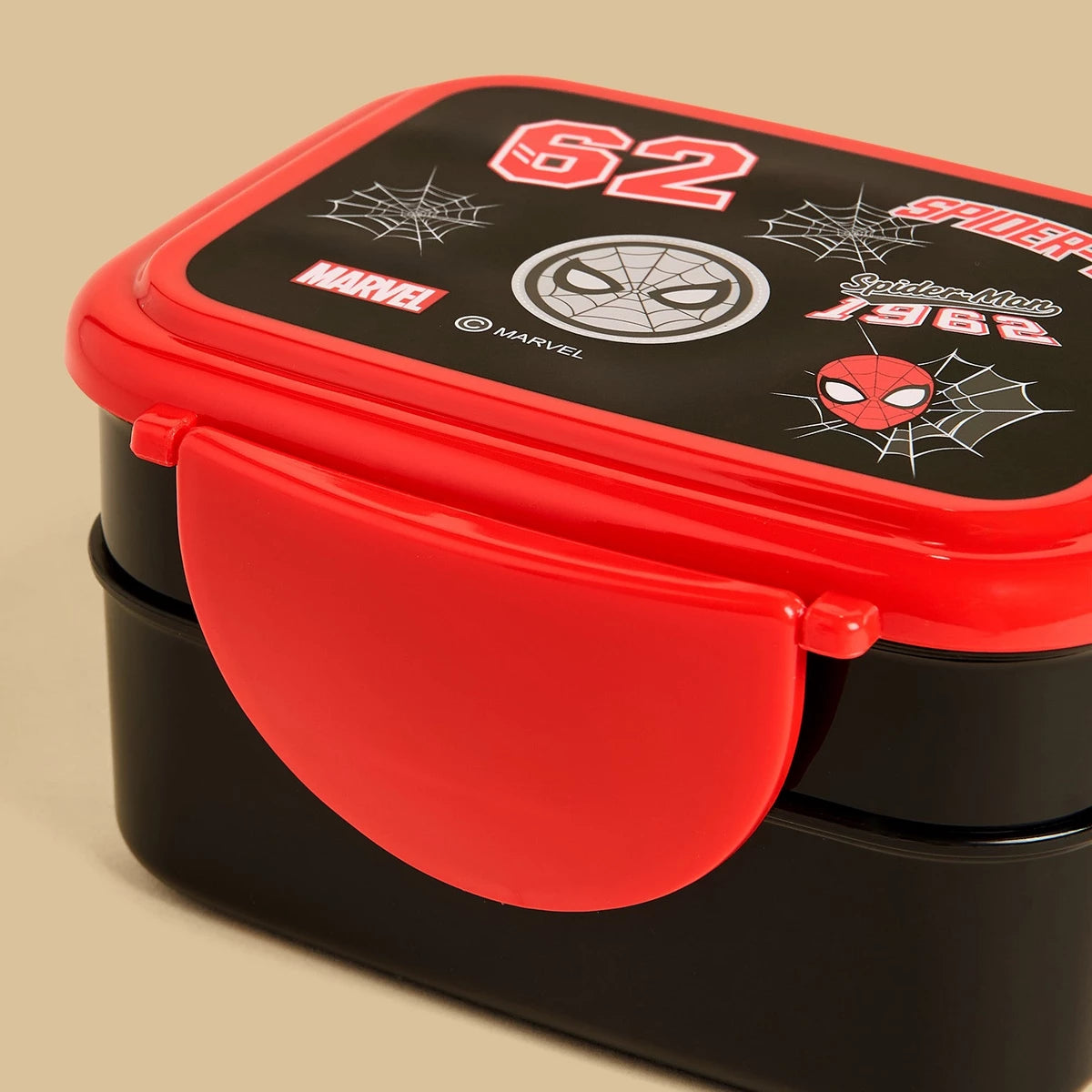 Spider-Man print sandwitch box with cutlery