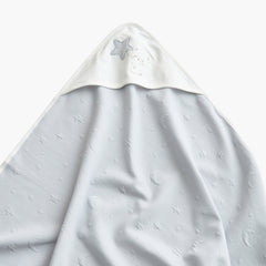 Giggles moon and star embossed receiving blanket