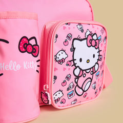 Hello kitty print lunch bag with zip closure