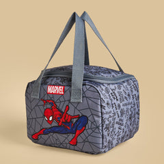 Spider-Man print lunch bag with zip closure