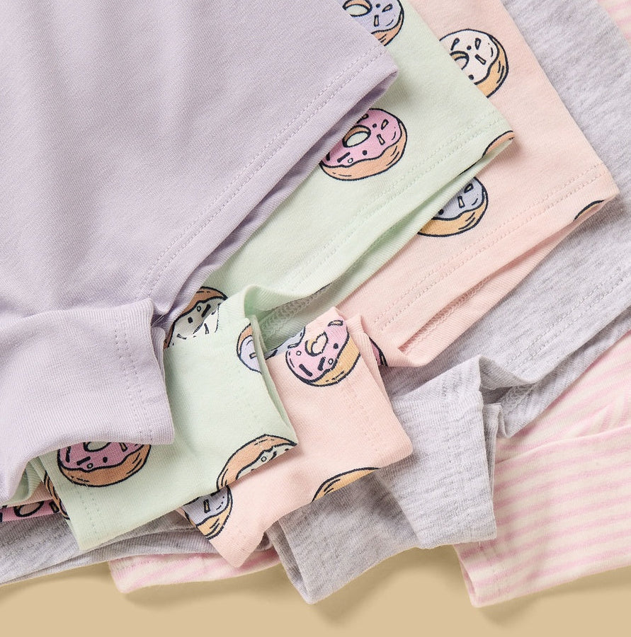 Pack of 5- donut print brief