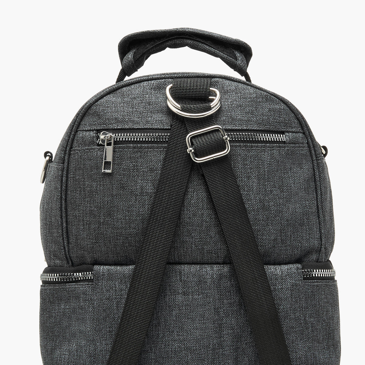 Juniors Solid Insulated Diaper Bag with Adjustable Straps and Zip Closure