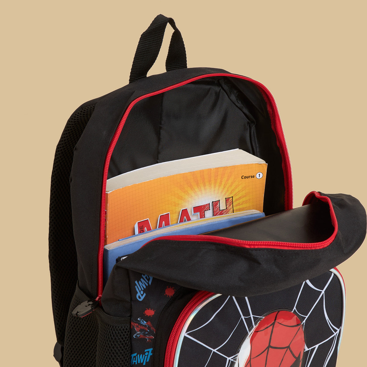Max Spiderman Print 3-piece backpack set