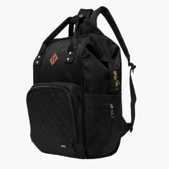 Juniors Quilted Diaper Bagpack with adjustable Shoulder Straps and Zip Closure