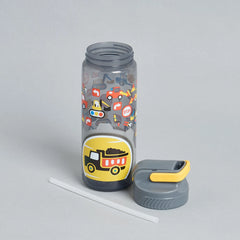 Graphic print sipper water bottle