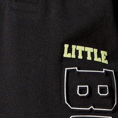 Cotton polo Tshirt with typography print
