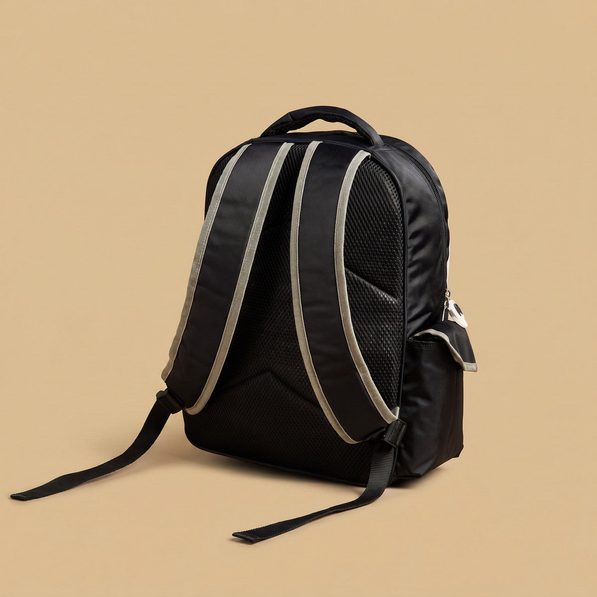 Batman print backpack with adjustable straps and zip closure