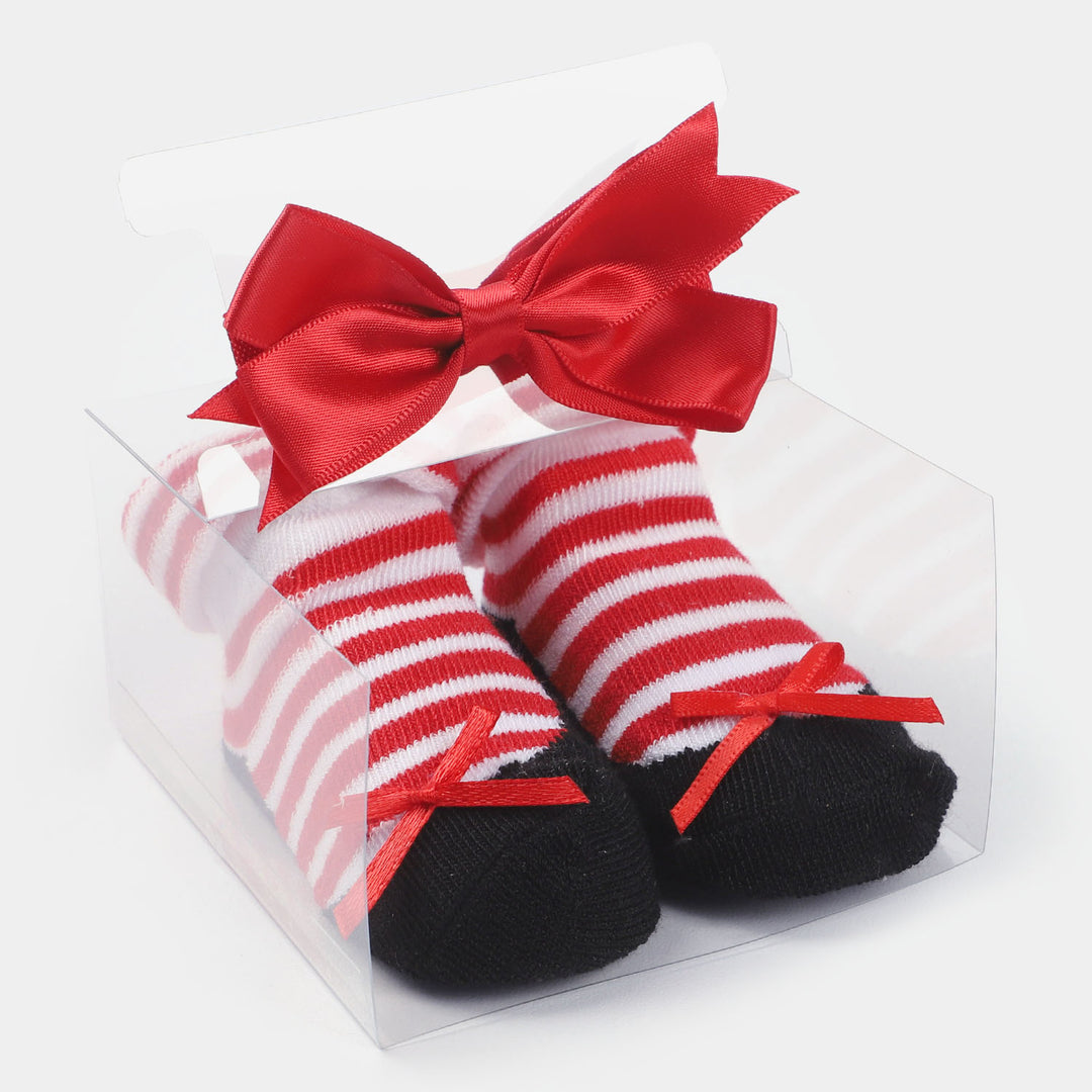 Hudson baby 6- piece headband & sock gift set