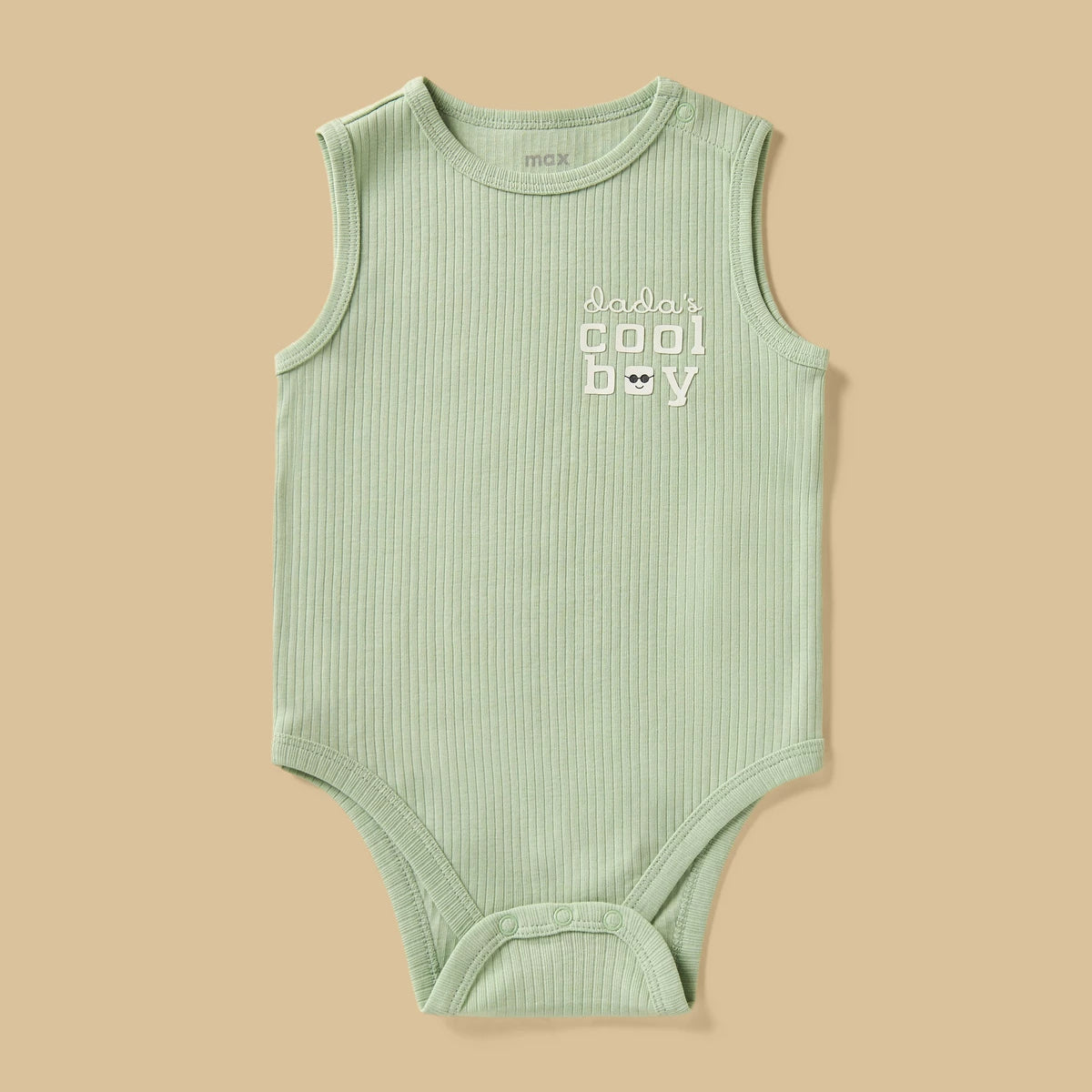 Pack of 3 - Ribbed Sleeveless Cotton Bodysuit