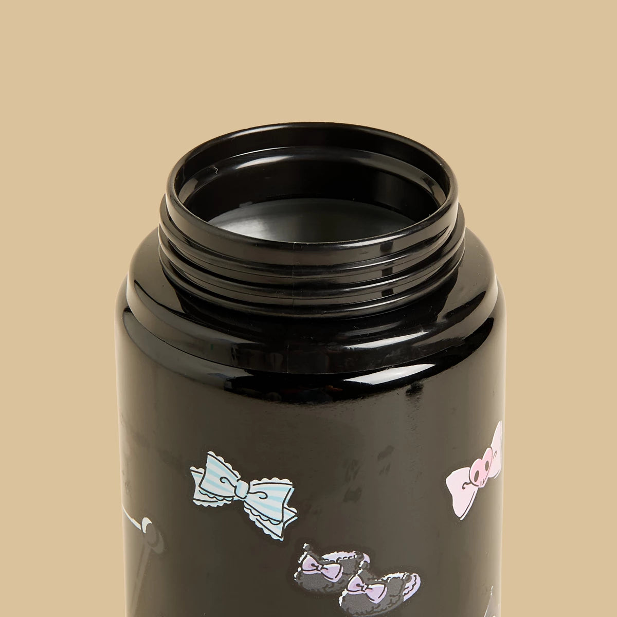 Kuromi print water bottle - 600 ml