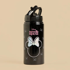 Minnie mouse print water bottle