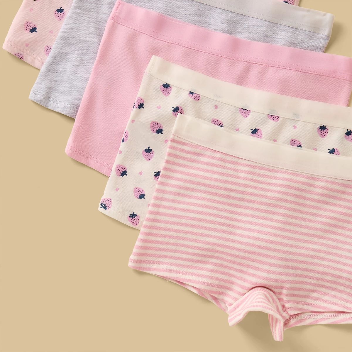 Pack of 5- strawberry briefs