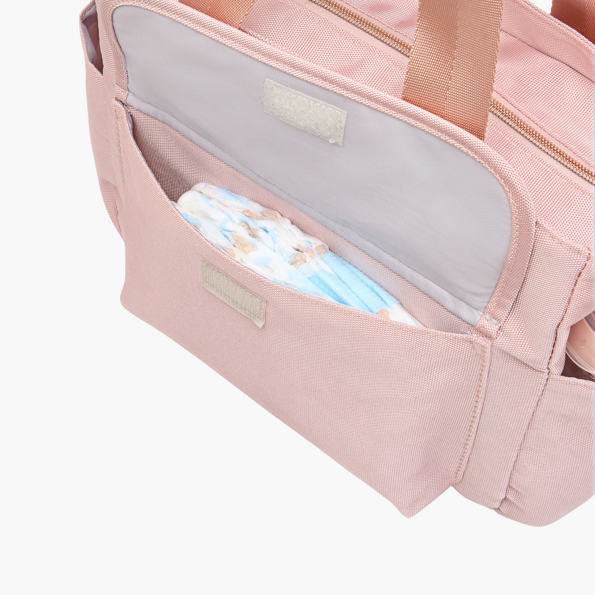 Giggles Diaper Bag with Logo Detail