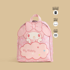 My Melody print backpack with adjustable straps