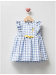 Checkered summer dress