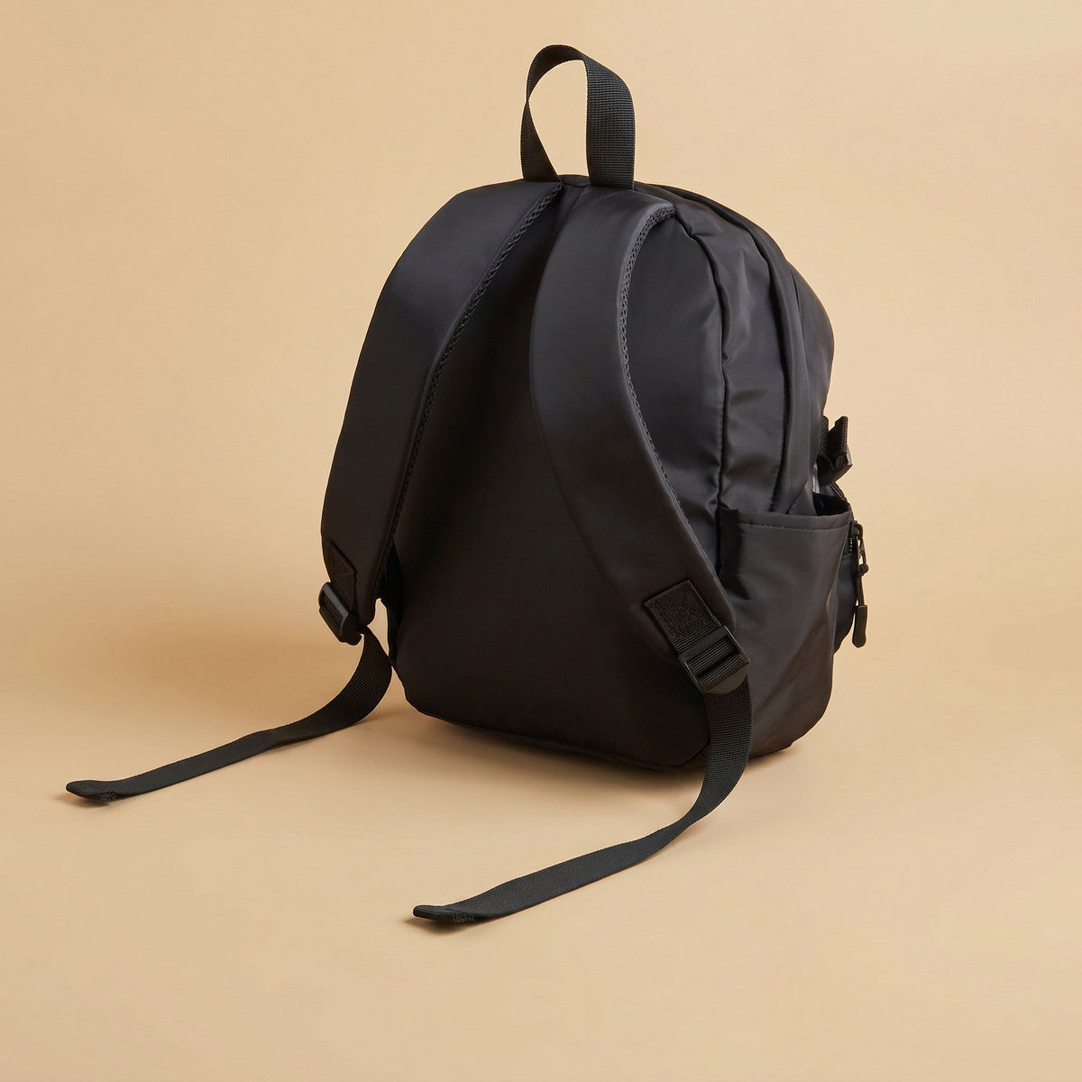 Football print backpack with adjustable straps