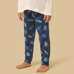 Space print pyjama set