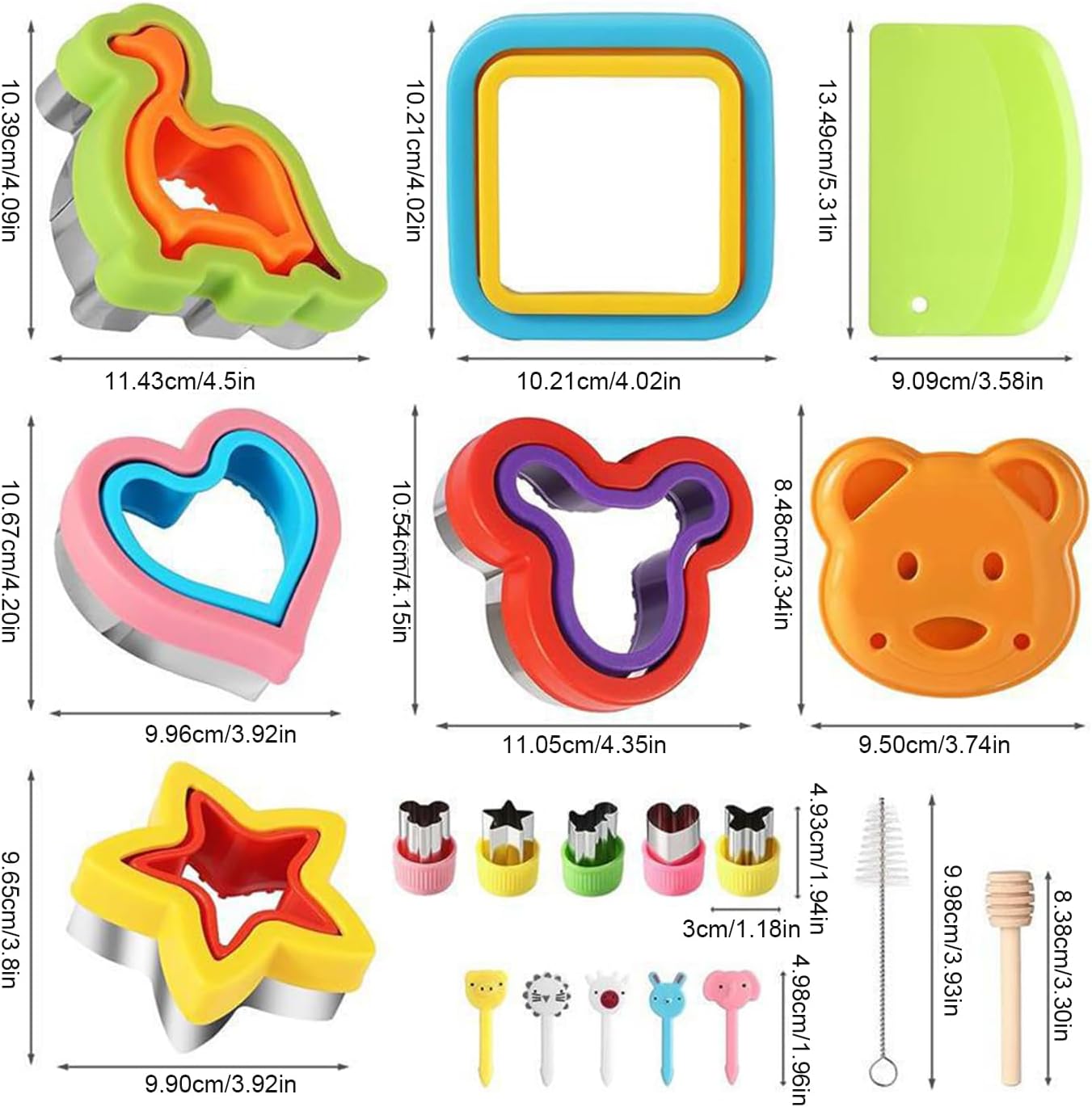 Sandwich Cutters- 24 Pcs for kids