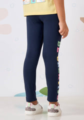 Slogan printed cotton pajama