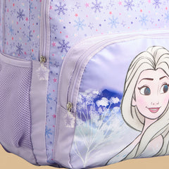 Frozen print backpack with adjustable shoulder straps